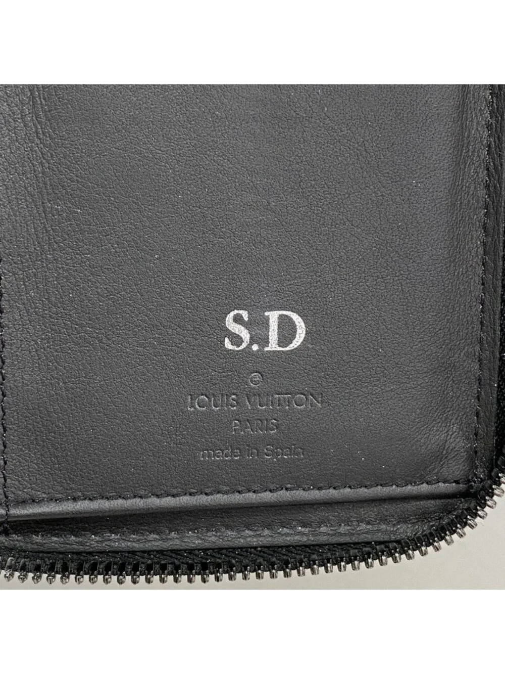 Louis Vuitton Wallet Monogram Shadow Zippy Vertical Black